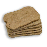 6-Pack Natural Jute Grow Mats for Microgreens Asphalt Rose