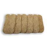 6-Pack Natural Jute Grow Mats for Microgreens Asphalt Rose