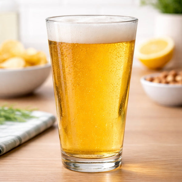 Clear Pint Drinking Glass – 16 oz Beverage Glassware